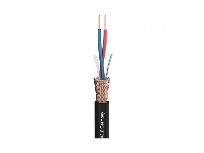 SOMMER CABLE Club Series MKII; 2 x 0,34 mm2; O 6,50 mm; black PVC